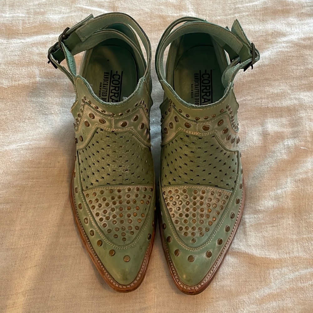 Corral Turquoise Studded Boots